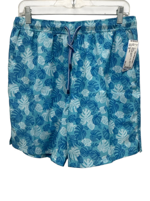 Peter Millar NWT Size M Blue Synthetic Floral Swim Men's Shorts Blue / M