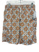 Fedeli NWT Size L Orange & Blue Synthetic Floral Swim Men's Shorts Orange & Blue / L