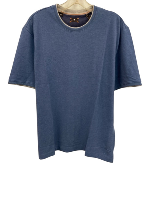 Left Coast Tee NWT Size L Blue Cotton Solid T shirt Crew Men's Short Sleeve Blue / L