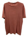 Borgo 28 NWT Size M Red Linen Solid T shirt Crew Men's Short Sleeve Red / M