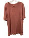 Borgo 28 NWT Size XL Red Linen Solid T shirt Crew Men's Short Sleeve Red / XL