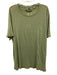 Borgo 28 NWT Size XL Green Linen Solid T shirt Crew Men's Short Sleeve Green / XL