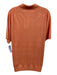 Eton NWT Size L Orange Cotton Blend Solid Knit Polo Men's Short Sleeve Orange / L
