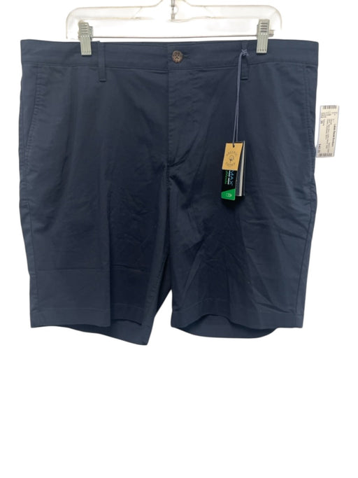 Faherty NWT Size 36 Navy Blue Cotton Blend Solid Khakis Men's Shorts Navy Blue / 36