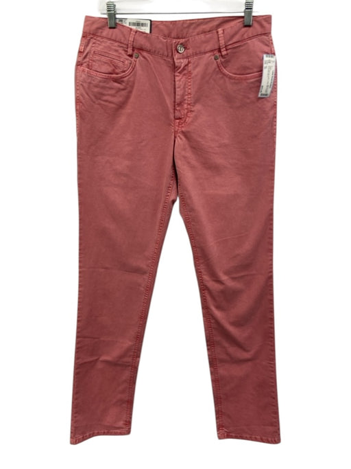 Hiltl NWT Size 32 Red Cotton Solid Slim Khakis Men's Pants Red / 32