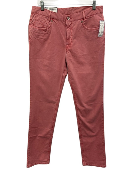 Hiltl NWT Size 32 Red Cotton Solid Slim Khakis Men's Pants Red / 32