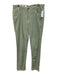 Hiltl NWT Size 34 Seafoam Green Cotton Solid Slim Khakis Men's Pants Seafoam Green / 34