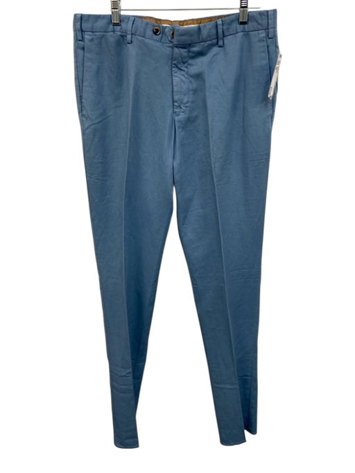 Germano NWT Size 50 Blue Cotton Blend Solid Khaki Dress Men's Pants Blue / 50