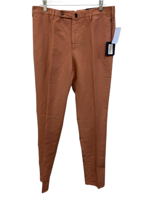 Incotex NWT Size 50 Orange Cotton Blend Solid Dress Khakis Men's Pants Orange / 50