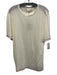 Borgo 28 NWT Size L Off White Linen Solid T shirt Crew Men's Short Sleeve Off White / L