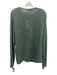 Luciano Barbera NWT Size 56 Green Linen Blend Solid Crew Neck Men's Sweater Green / 56