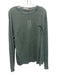 Luciano Barbera NWT Size 56 Green Linen Blend Solid Crew Neck Men's Sweater Green / 56