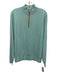 Peter Millar NWT Size M Light blue Wool Solid Quarter Zip Men's Sweater Light blue / M