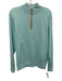Peter Millar NWT Size M Light blue Wool Solid Quarter Zip Men's Sweater Light blue / M