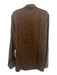 Tintoria NWT Size L Brown Linen Solid Button Up Men's Jacket Brown / L