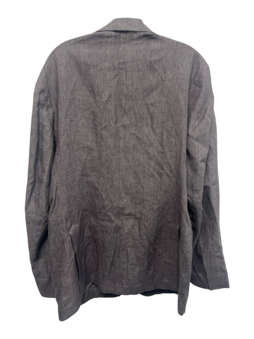 Tiki NWT Gray Linen Solid 2 Button Men's Blazer Gray / 54