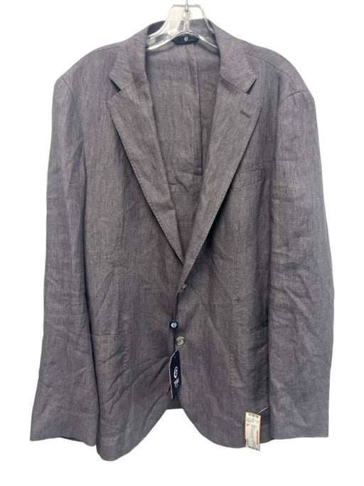 Tiki NWT Gray Linen Solid 2 Button Men's Blazer Gray / 54