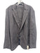 Tiki NWT Gray Linen Solid 2 Button Men's Blazer Gray / 54