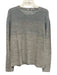 Inis Meain NWT Size L Gray Linen Blend Solid Crew Men's Sweater Gray / L
