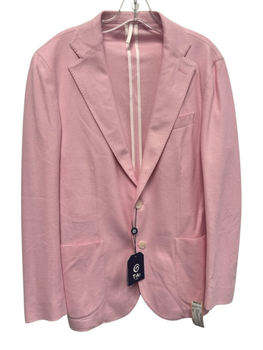Tiki NWT Pink Cotton Blend Solid 2 Button Men's Blazer Pink / 42R