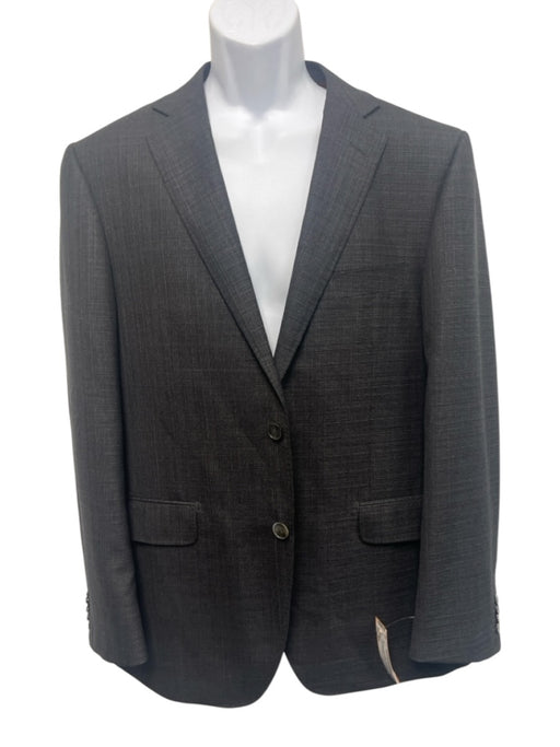Byron NWT Gray Wool Solid 2 Button Men's Blazer Gray / 42R