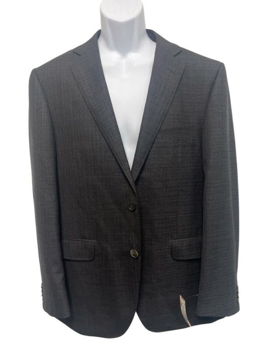 Byron NWT Gray Wool Solid 2 Button Men's Blazer Gray / 42R