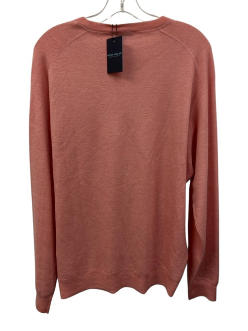 Peter Millar NWT Size XL Red Cashmere Blend Solid Crew Men's Sweater Red / XL