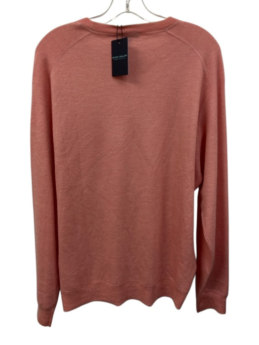 Peter Millar NWT Size XL Red Cashmere Blend Solid Crew Men's Sweater Red / XL