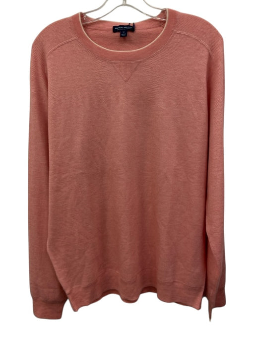 Peter Millar NWT Size XL Red Cashmere Blend Solid Crew Men's Sweater Red / XL