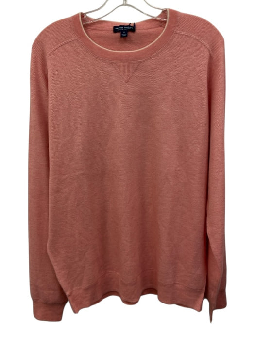 Peter Millar NWT Size XL Red Cashmere Blend Solid Crew Men's Sweater Red / XL
