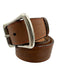 Martin Dingman NWT Brown Leather Solid Men's Belt Brown