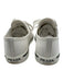 Prada Shoe Size 35.5 White & Black Canvas & Rubber Pointed Toe Logo Shoes White & Black / 35.5
