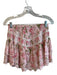 Love Shack Fancy Size XS Pink Cotton V Neck Floral Lace Detail Skirt Set Pink / XS