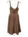 House of CB Size XS Dusty Pink Polyester & Nylon Sleeveless Swiss Dot Midi Dress Dusty Pink / XS