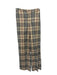 Burberry London Size 2 Beige & Multi Wool Blend Zip Fly Nova Check Trouser Pants Beige & Multi / 2