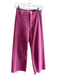 Zara Size 2 Pink Cotton High Rise Zip Fly Back pockets Wide Leg Jeans Pink / 2