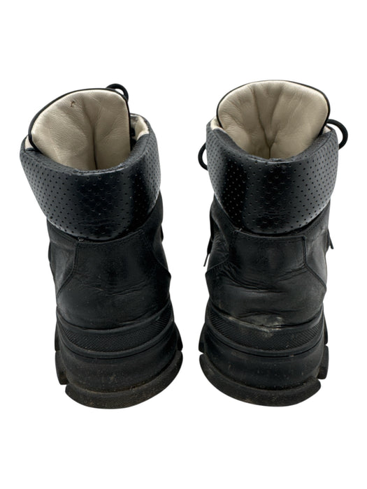 Gucci Shoe Size Est 7 AS IS Black Leather Boot Men's Shoes Black / Est 7