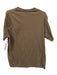 Dime Size Est M Brown Cotton Solid T shirt Crew Men's Short Sleeve Brown / Est M