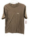 Dime Size Est M Brown Cotton Solid T shirt Crew Men's Short Sleeve Brown / Est M