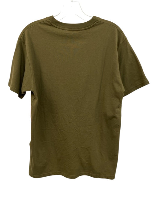 Onitsuka Tiger NWT Size M Green Cotton Solid T shirt Crew Men's Short Sleeve Green / M