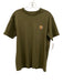 Onitsuka Tiger NWT Size M Green Cotton Solid T shirt Crew Men's Short Sleeve Green / M