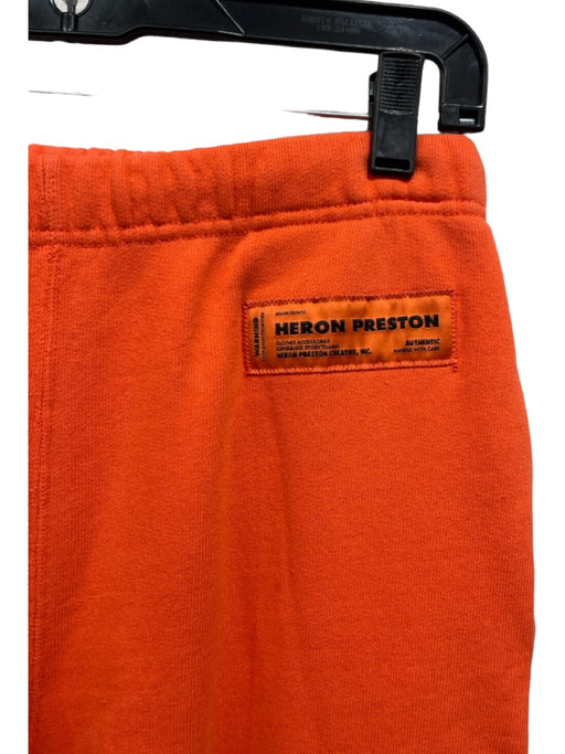 Heron Preston Size S Red & White Cotton logo Sweatpant Men's Pants S
