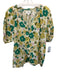 Trovata Birds of Paradis Size Large Yellow, Beige & Green Ramie Blend Floral Top Yellow, Beige & Green / Large