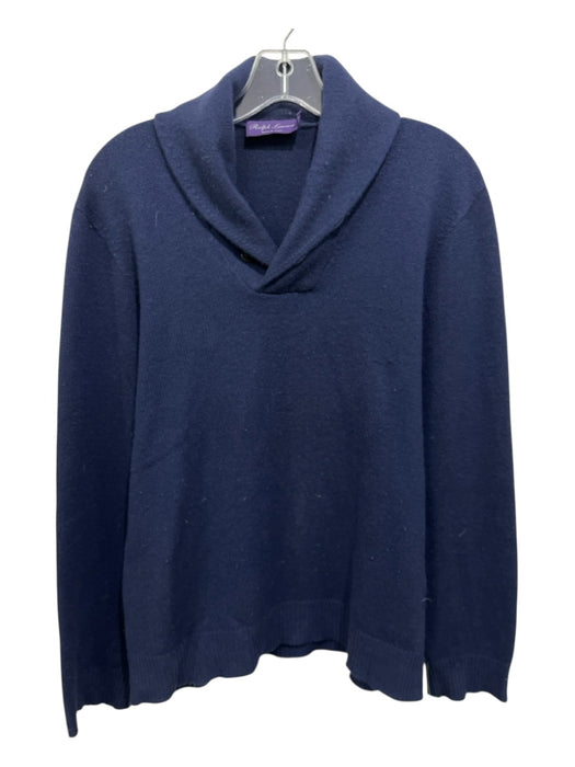 Ralph Lauren Purple AS IS - Pilling Size S Navy Cashmere Solid Men's Sweater Navy / S