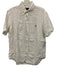 Ralph Lauren Size M White Linen Solid Buttons Men's Short Sleeve White / M