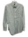 Sid Mashburn Size M Green & Pink Cotton Striped Oxford Men's Long Sleeve Shirt Green & Pink / M