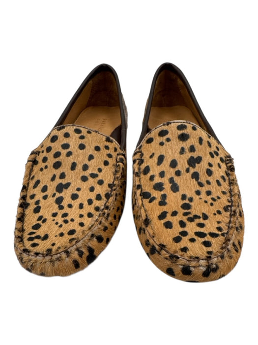 Patricia Green Shoe Size 7.5 Brown & Black Leather Upper Cheetah Print Loafers Brown & Black / 7.5