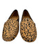 Patricia Green Shoe Size 7.5 Brown & Black Leather Upper Cheetah Print Loafers Brown & Black / 7.5