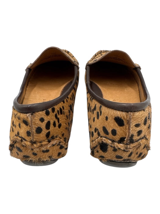 Patricia Green Shoe Size 7.5 Brown & Black Leather Upper Cheetah Print Loafers Brown & Black / 7.5