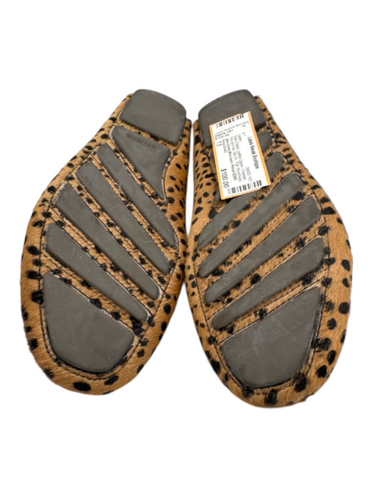 Patricia Green Shoe Size 7.5 Brown & Black Leather Upper Cheetah Print Loafers Brown & Black / 7.5
